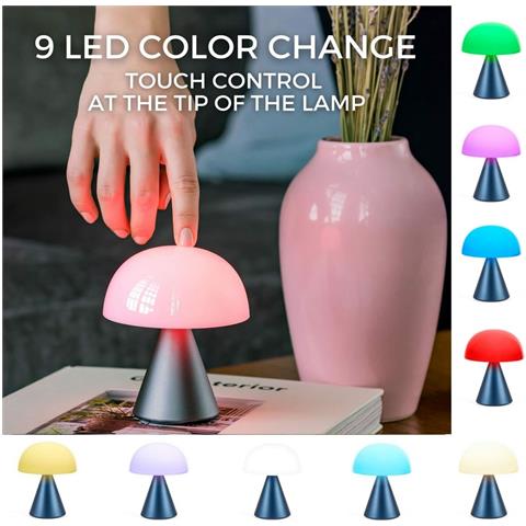 Lampada Da Scrivania Rosso Scuro Alluminio Abs - Foto 2