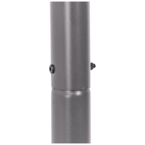 Gazebo Metallo Grigio 300 X 300 Cm Aventine - Foto 2