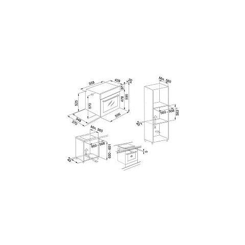 Forno Elettrico da Incasso FMA 86 H WH Capacità 71 L elettrico Colore Bianco - Foto 4