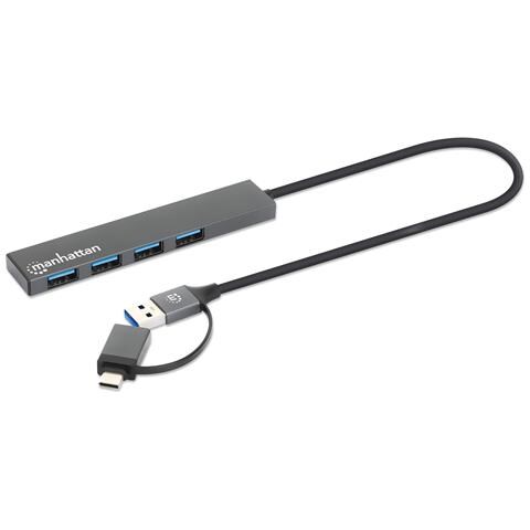 Hub Usb-c 3.2 4 Porte Usb-a Ultra Slim - Foto 2