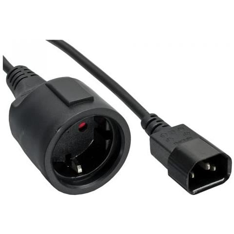 Cavo Adattatore Di Rete, Da Iec C14 Alla Presa Ups, 30pz., 1m - Foto 1