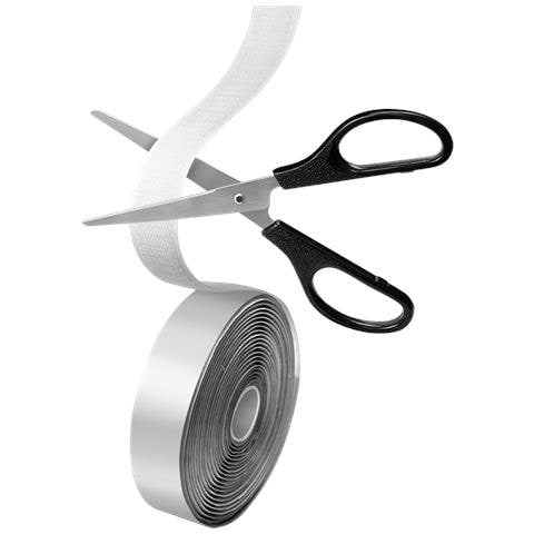 KAB0081 fascetta Fascetta con gancio e anello Bianco 2 pz - Foto 4