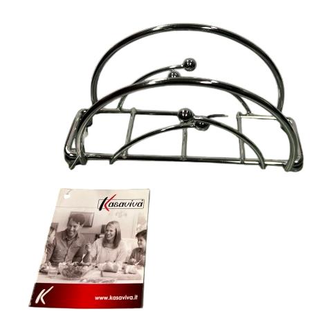 Kasaviva - Kitchen Steel Portatovaglioli Slim Metallo 15x8x4 Cm - Foto 1