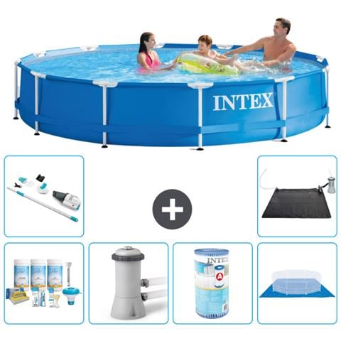Piscina Fuori Terra - In Giro - 366x76 Cm - Blu - Include Accessori Coordinati A1599 - Foto 1