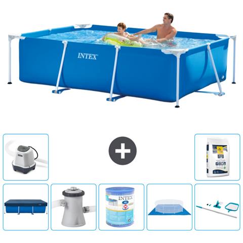 Piscina Fuori Terra - Rettangolo - 260x160x65 Cm - Blu - Include Accessori Coordinati A95 - Foto 1