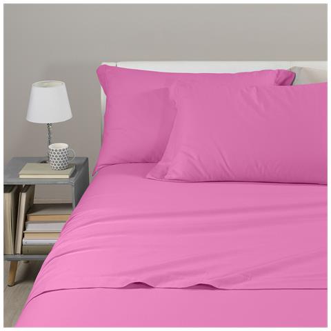 Completo Lenzuola In Flanella Colore Viola Misura Singolo - Foto 5