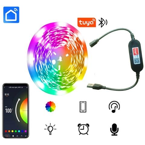 Strisce Led Usb Smart Con Controllo App E Sincronizzazione Musicale 10 M - Foto 1