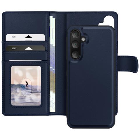 Custodia Per Samsung Galaxy A16 Con Cover Rimovibile, Blu Notte - Foto 1