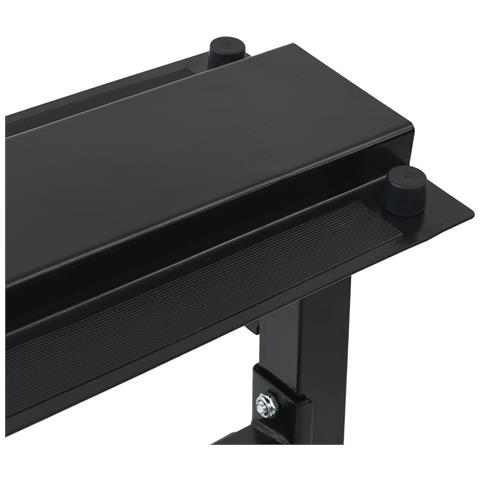 Porta Manubri con 7 Supporti e 8 Ganci 300 kg Acciaio - Foto 2