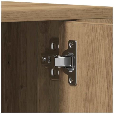 Cabinet TV  in Rovere Artisan 100x35x40 cm in Legno Ingegnerizzato - Foto 9