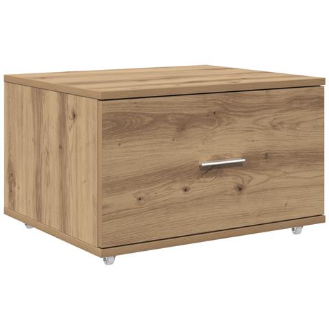 Mobile con Cassetti Rovere Artigianale Truciolare, Laminato Medio - Foto 1