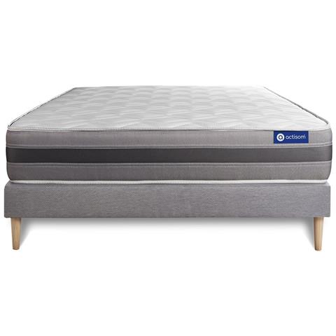 Kit Rete E Materasso Matrimoniale Actilatex Relax 200x200cm - Spessore : 24cm - Lattice E Memory Foam - Moderatamente Rigido - Foto 5