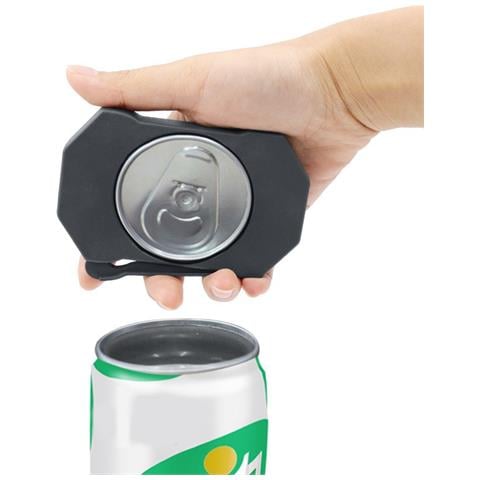 Apribottiglie E Lattine Multifunzione Portatile - Design Facile E Compatto Black - Foto 5