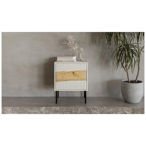 INSERTO 400240 comodino 0 cassetto /cassetti Colore cachemire, Quercia - Foto 7