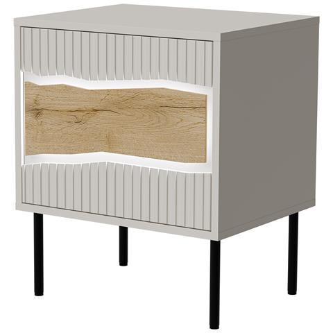 INSERTO 400240 comodino 0 cassetto /cassetti Colore cachemire, Quercia - Foto 1