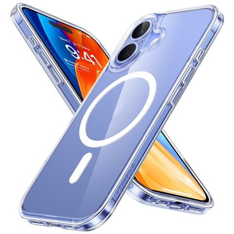 Cover per iPhone 16 - TPU, Trasparente, MagSafe - Foto 1