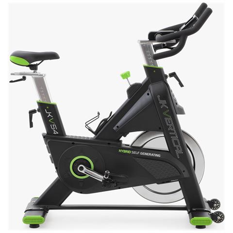 Spin Bike Jkv 54 Vertical Line Indoor Cycle Autoalimentata Elettromagnetica Trasmissione A Cinghia + Fascia Jk - Foto 2