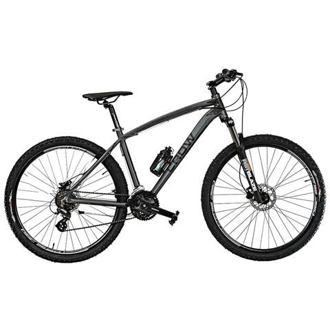 Bici Misura 29 Mountain Bike Telaio Alluminio Uomo Bicicletta Mtb Crow Altus 18v Freni Disco Idraulici Forcella Idraulica - 48 Titanio Nero Opaco - Foto 1