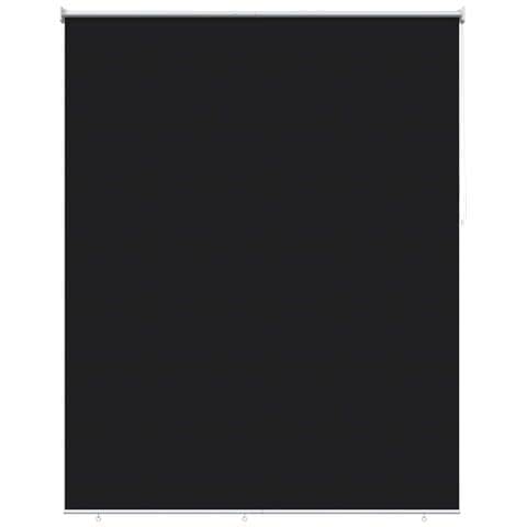 Voletta a rullo con protezione UV Nero 160 x 230 cm Poliestere - Foto 1