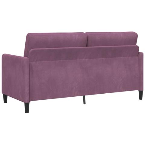 Set di Divani con Storage 2 pz Viola Poliestere - Foto 2