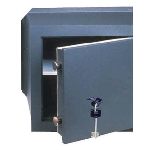 Cassaforte Cisa a chiave con 2 catenacci cm 36x24x20 - Foto 2