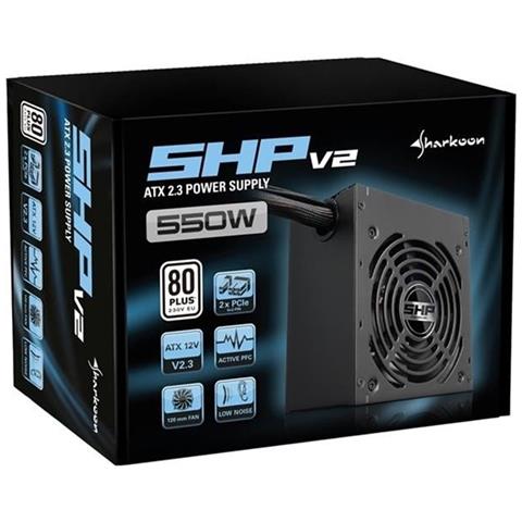 Alimentatore PC Serie SHP V2 550W-240V ATX Certificazione 80 Plus - Foto 2