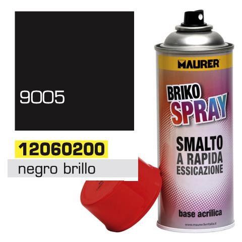 Vernice Spry Acr. ml. 400 Ner / pr. 9005 - Foto 1