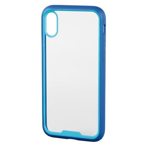 Prime, Cover Protettiva Con Cornice Colorata - Apple Iphone X - Trasparente / blu - Foto 1