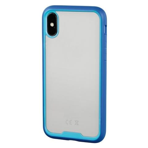 Prime, Cover Protettiva Con Cornice Colorata - Apple Iphone X - Trasparente / blu - Foto 3