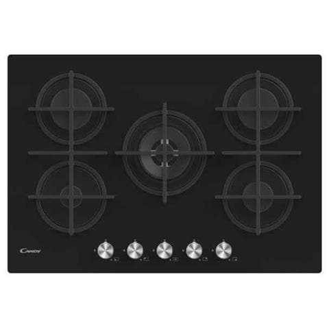Piano Cottura CVG74WPB a Gas 5 Fuochi Gas Colore Nero - Foto 1