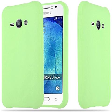 Custodia Compatibile Con Samsung Galaxy J1 Ace In Candy Pastello Verde - Coperchio Protettivo In Silicone Tpu Flessibile - Foto 1