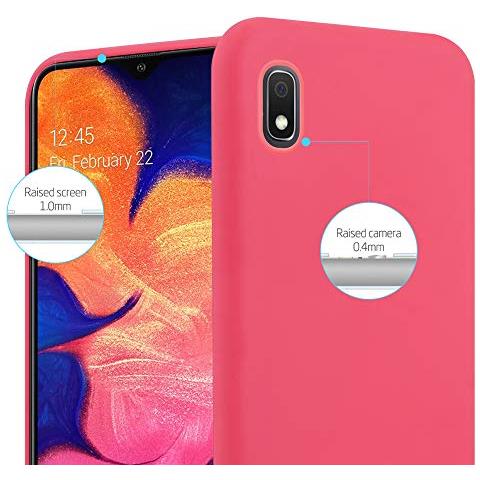 Custodia Compatibile Con Samsung Galaxy A10 In Candy Rosso - Coperchio Protettivo In Silicone Tpu Flessibile - Foto 2