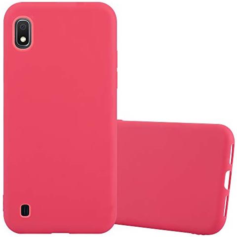 Custodia Compatibile Con Samsung Galaxy A10 In Candy Rosso - Coperchio Protettivo In Silicone Tpu Flessibile - Foto 1