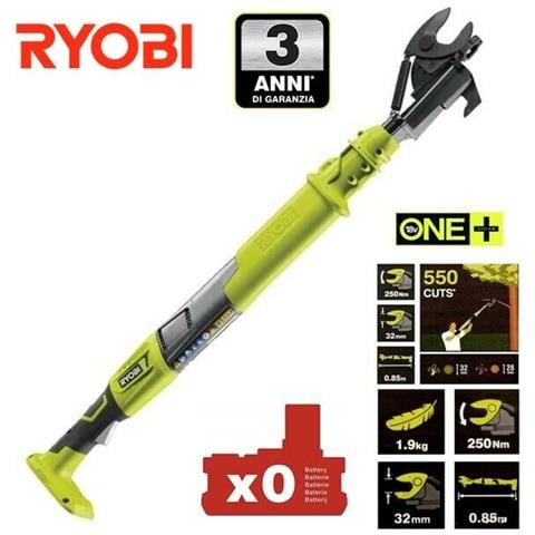 Cesoia Tronca Rami Senza Fili A Batteria 18v (Batteria Esclusa) Ryobi One+ - Foto 1