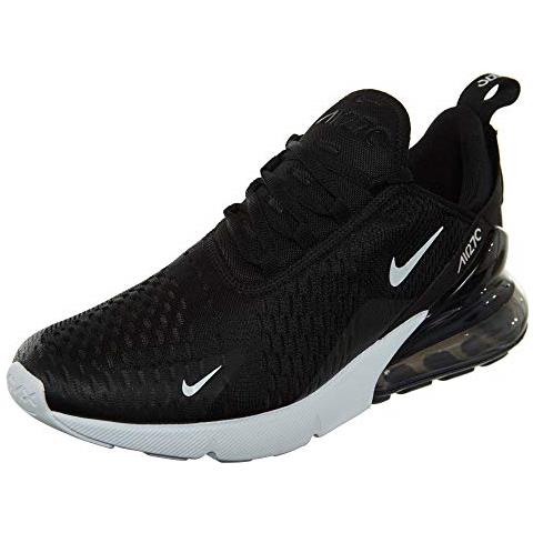 Air Max 270, Scarpe Da Corsa Uomo, Nero / Antracite / Bianco / Rosso Solare, 38.5 Ue - Foto 1
