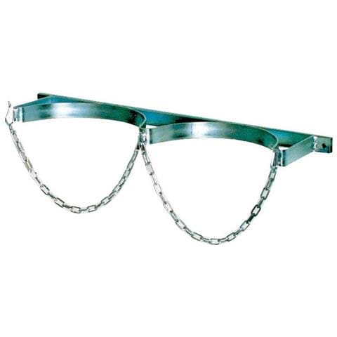 Rastrelliera Da Parete Per Bilancieri - 6 Ganci In Acciaio Antiruggine Per Attrezzatura Palestra - Foto 6