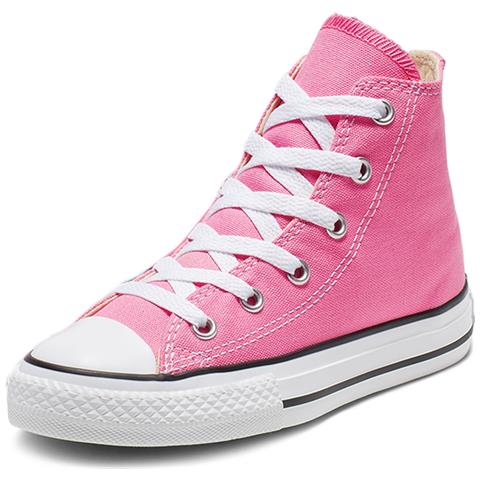 Scarpe Chuck Taylor All Star Youths Taglia 27 Codice 3j234c Rosa - Foto 6