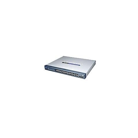 Cisco SRW224G4, Gestito, 100BASE-TX, 10BASE-T, 8000 Entrate, 10/100 Mbps, 0,1 Gbit / s, SNMP 1, SNMP 2, RMON, Telnet, SNMP 3, HTTP, HTTPS - Foto 1