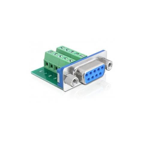 65268 Sub-D 9 pin Terminal block 10 pin Verde cavo di interfaccia e adattatore - Foto 1