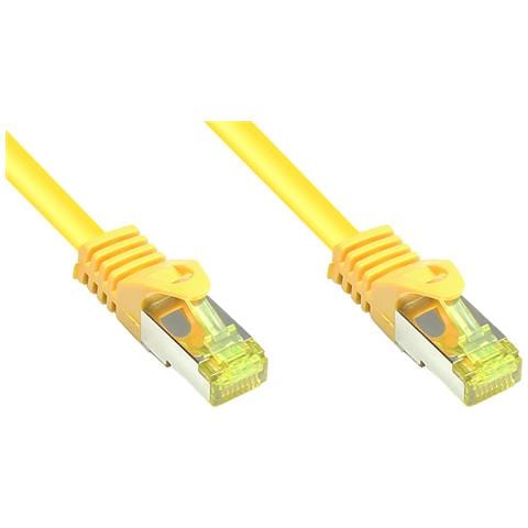 8070R-020Y, Cat7, S / FTP (S-STP) , RJ-45, RJ-45, Maschio / maschio, Giallo - Foto 1