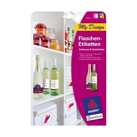 Etichette per bottiglie a getto d'inchiostro 90 x 120 mm - Foto 1
