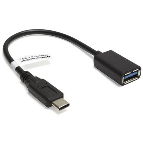 PLUGABLE USB A TO C ADAPTER 0.15m USB A USB C Nero cavo USB - Foto 1