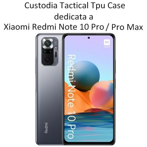 Custodia Originale Tpu Cover Case Per Xiaomi Redmi Note 10 Pro- Pro Max Trasparente - Foto 2