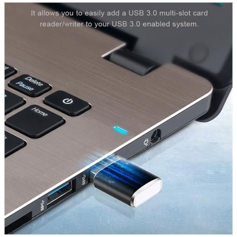 Adattatore Da Usb 3.0 (maschio) A Usb-c (femmina). Black - Foto 2