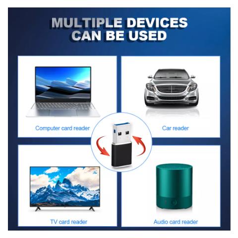 Adattatore Da Usb 3.0 (maschio) A Usb-c (femmina). Black - Foto 4
