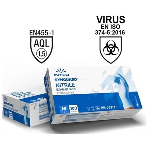 Guanti In Nitrile Uso Medico Senza Polvere - 1conf. Da 100pz - Taglia M - Foto 2