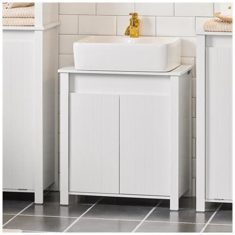 Mobile Sottolavabo 60x34x65.5cm Bzr101-w - Foto 13