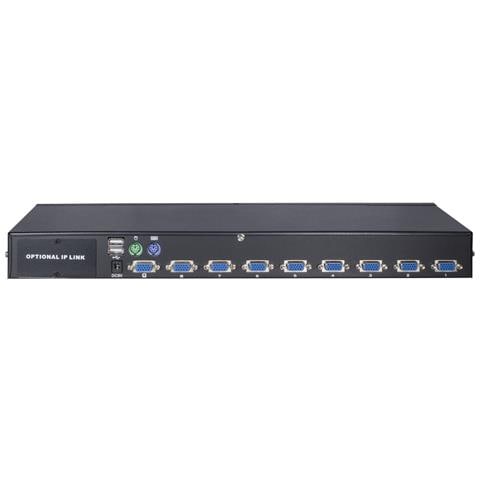 KVM AS-9108DU switch per keyboard-video-mouse (kvm) Montaggio rack Nero - Foto 4