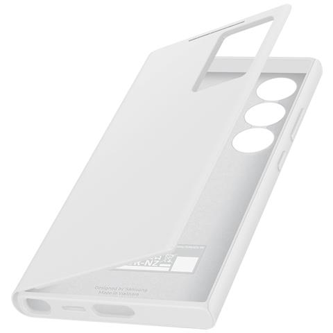 Custodia S24 Ultra Copertina Finestra Touch Smart View, Grigio Chiaro - Foto 1