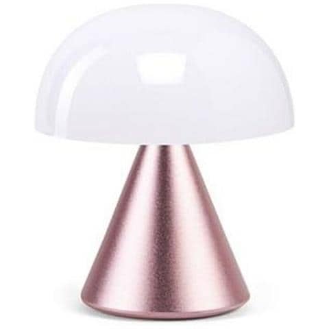 Lampada Da Tavolo Mina M Batteria Ricaricabile Led Rgb Rosa Chiaro Abs - Foto 1